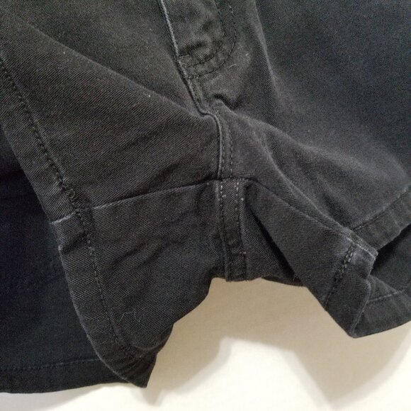 BeBop shorts 3 black twill stretch basic low rise waist shortie classic Y2K - Picture 7 of 14